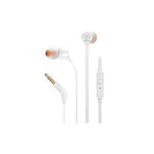 JBL Pure Bass Sound In-Ear Earphones with Mic White JBL Pure Bass Sound In-Ear Earphones with Mic White